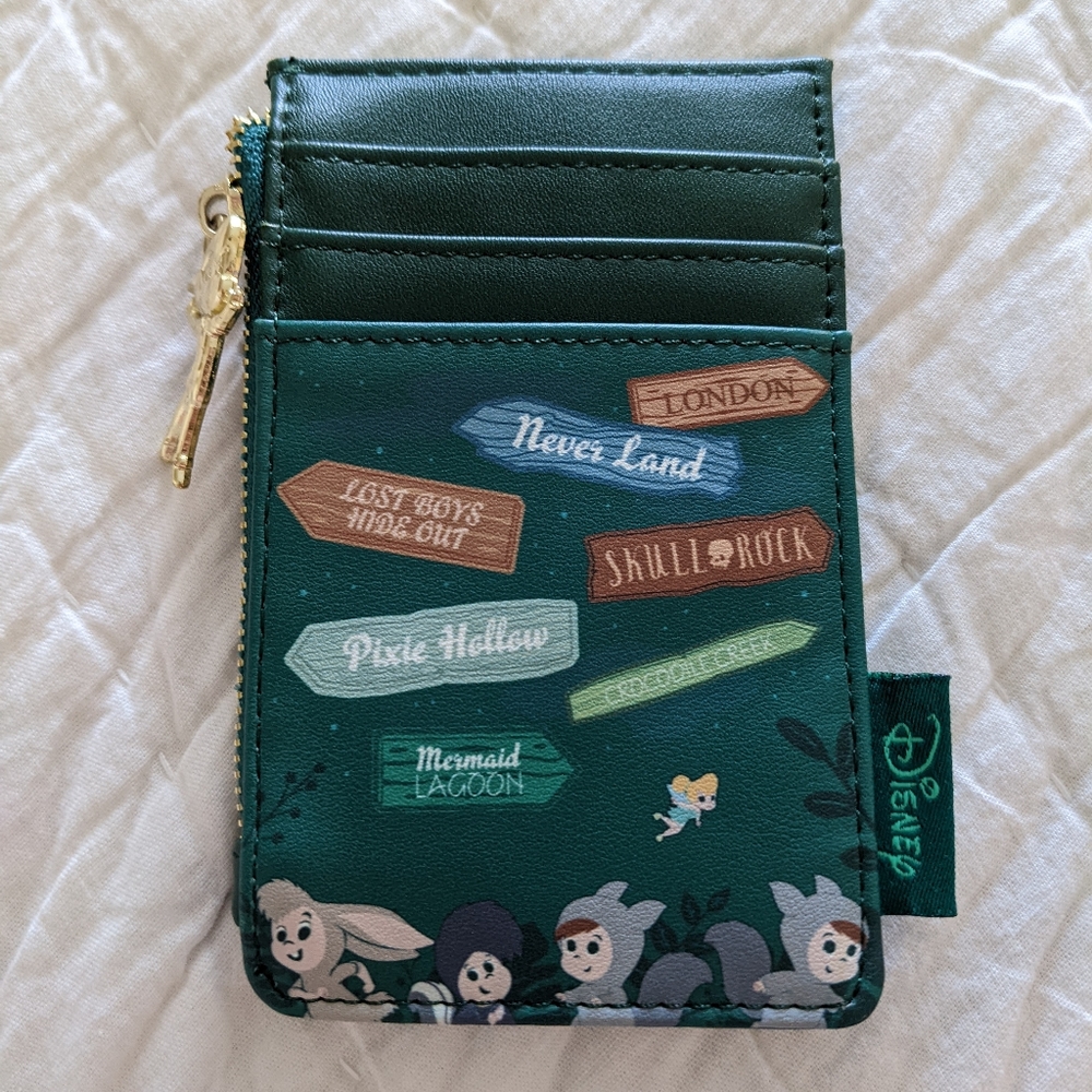 Disney Loungefly Peter Pan Lost Boys Wallet Card Hold… Gem